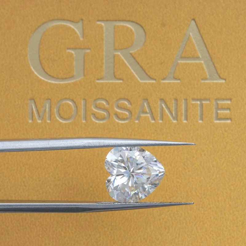 Heart Moissanite Diamond high quality