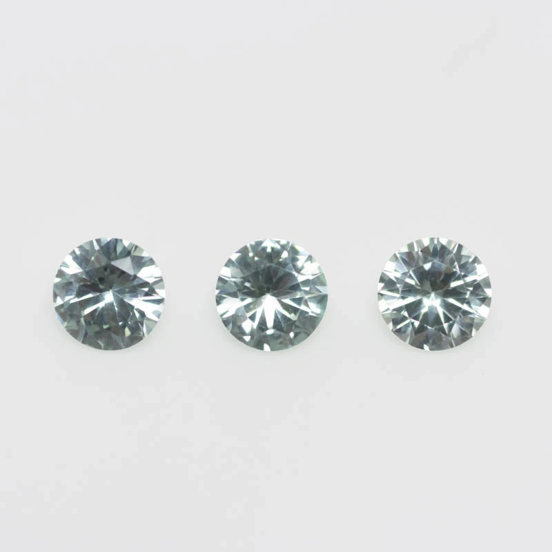 Round Green Corundum